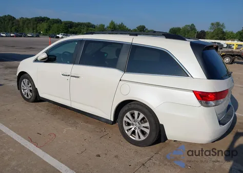 2014 Honda Odyssey Ex-L из США, поврежденный, VIN 5FNRL5H61EB047390